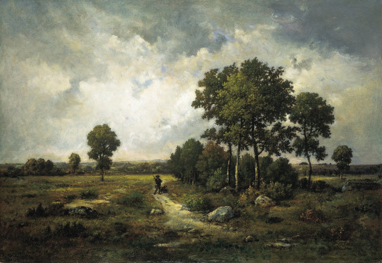 Metsästäjä, 1871 tekijältä Narcisse Virgile Diaz de la Peña