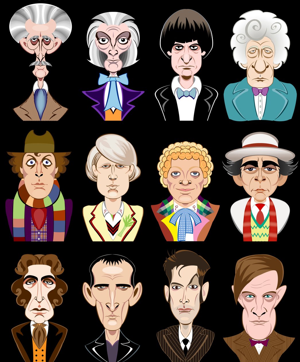 Näyttelijät BBC-televisiosarjasta Doctor Who (1963-2013) tekijältä Neale Osborne