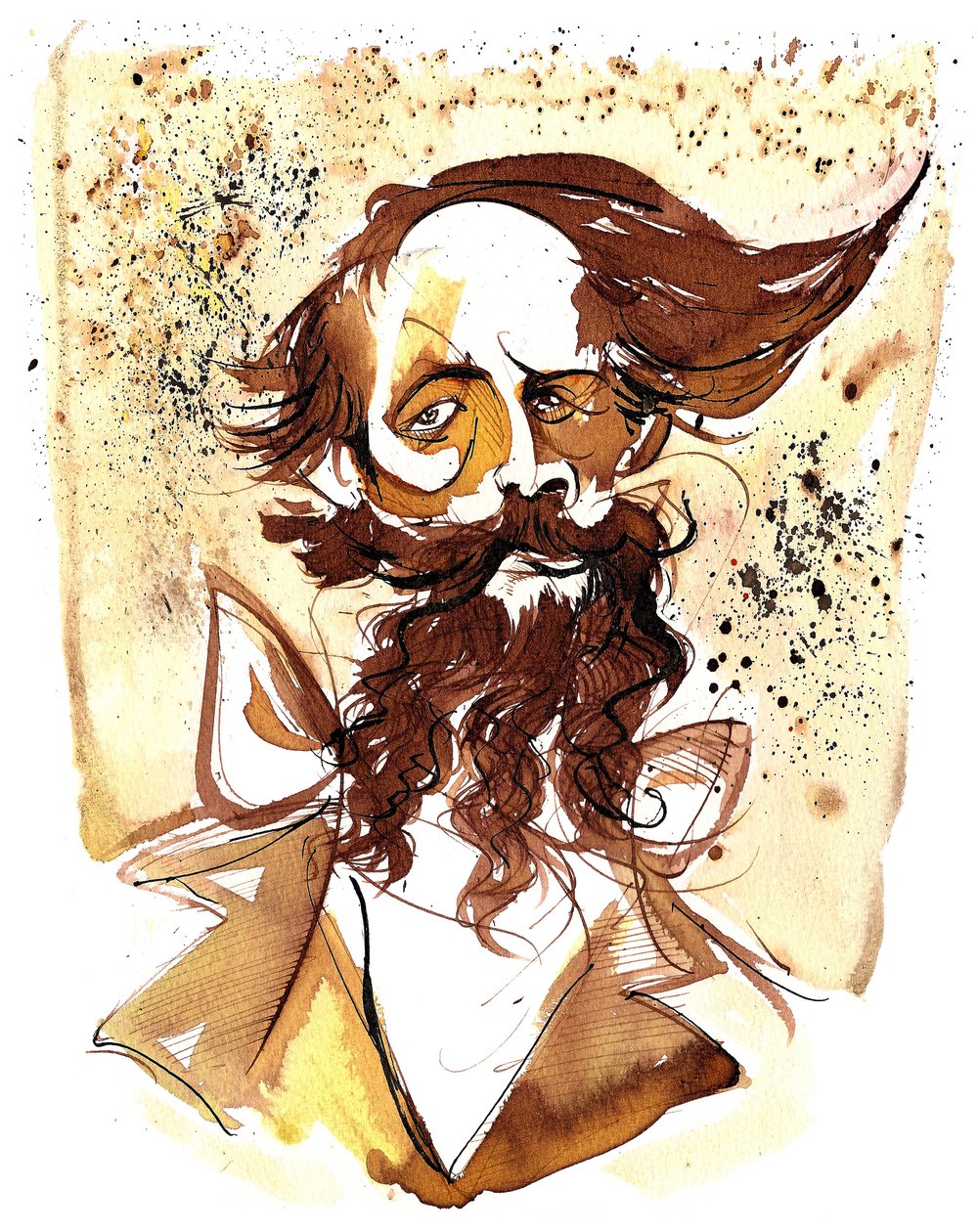 Charles Dickens - karikatyyri tekijältä Neale Osborne