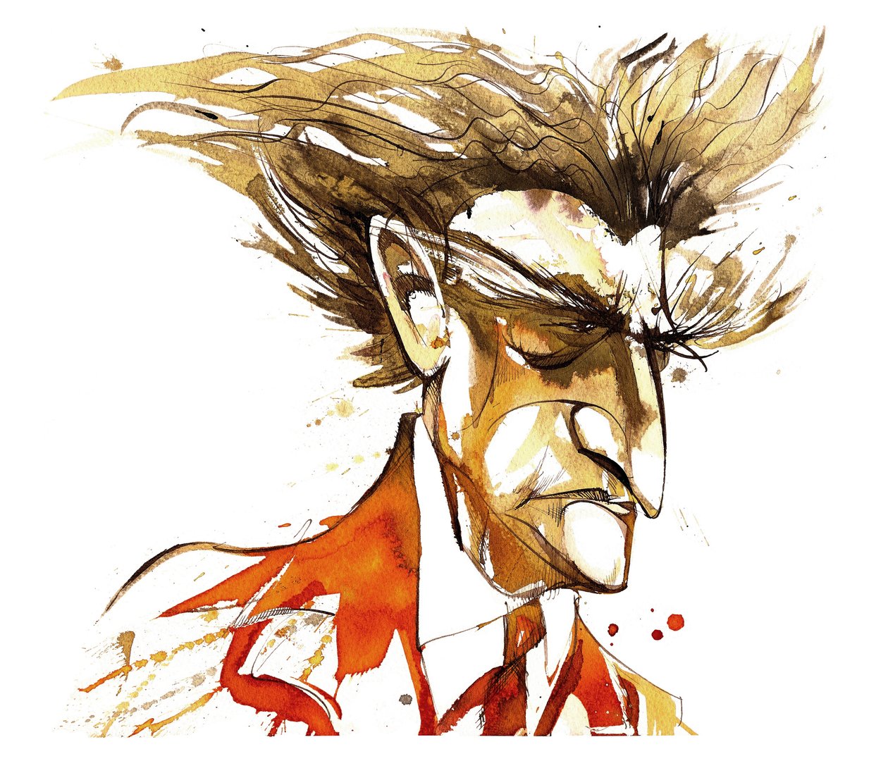 Edgard Varese - värikarikatyyri tekijältä Neale Osborne