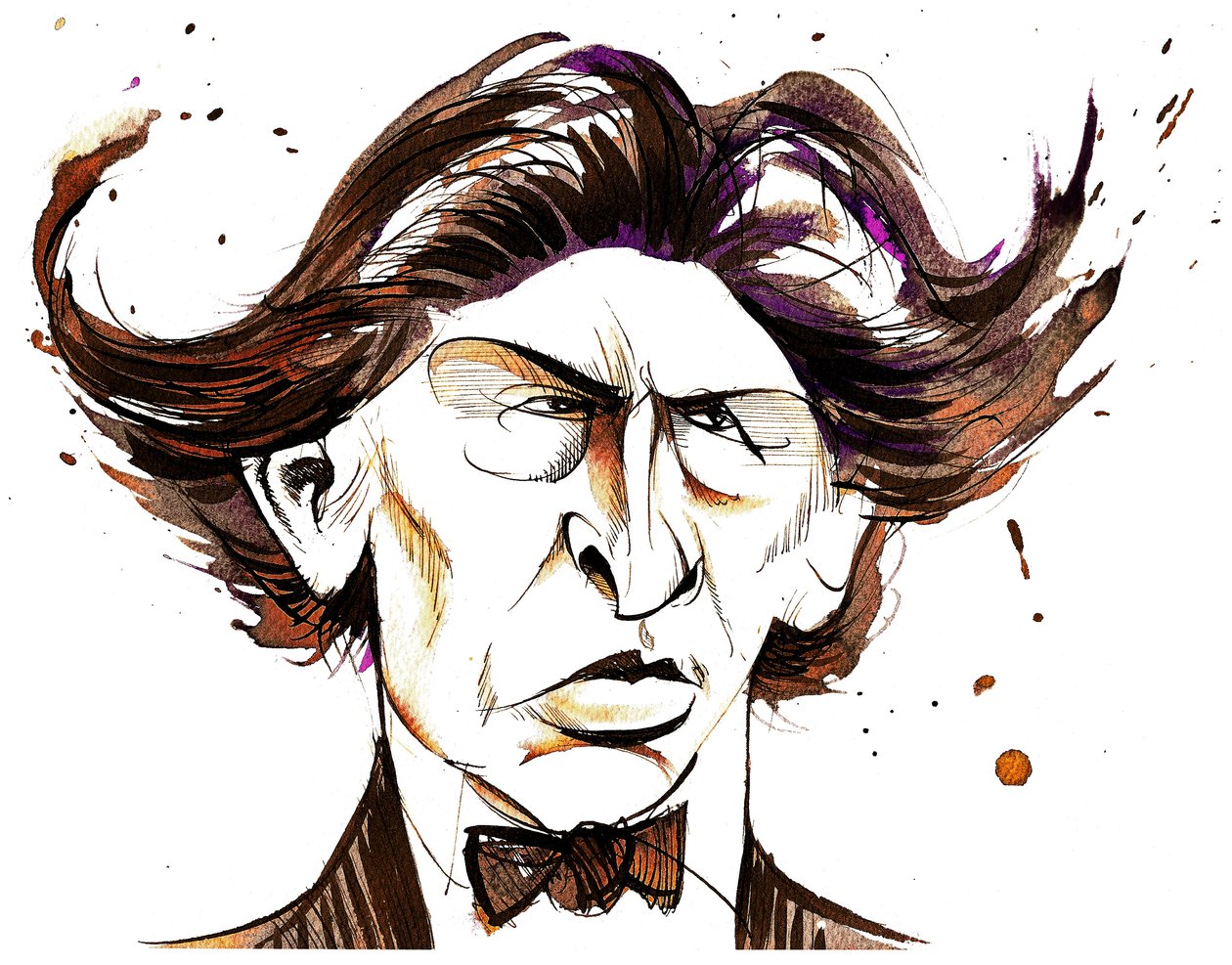 Ferruccio Busoni - värikarikatyyri tekijältä Neale Osborne