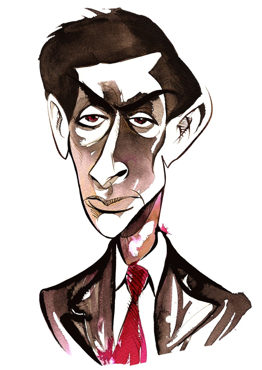 Hans Krasa - värillinen karikatyyri tekijältä Neale Osborne