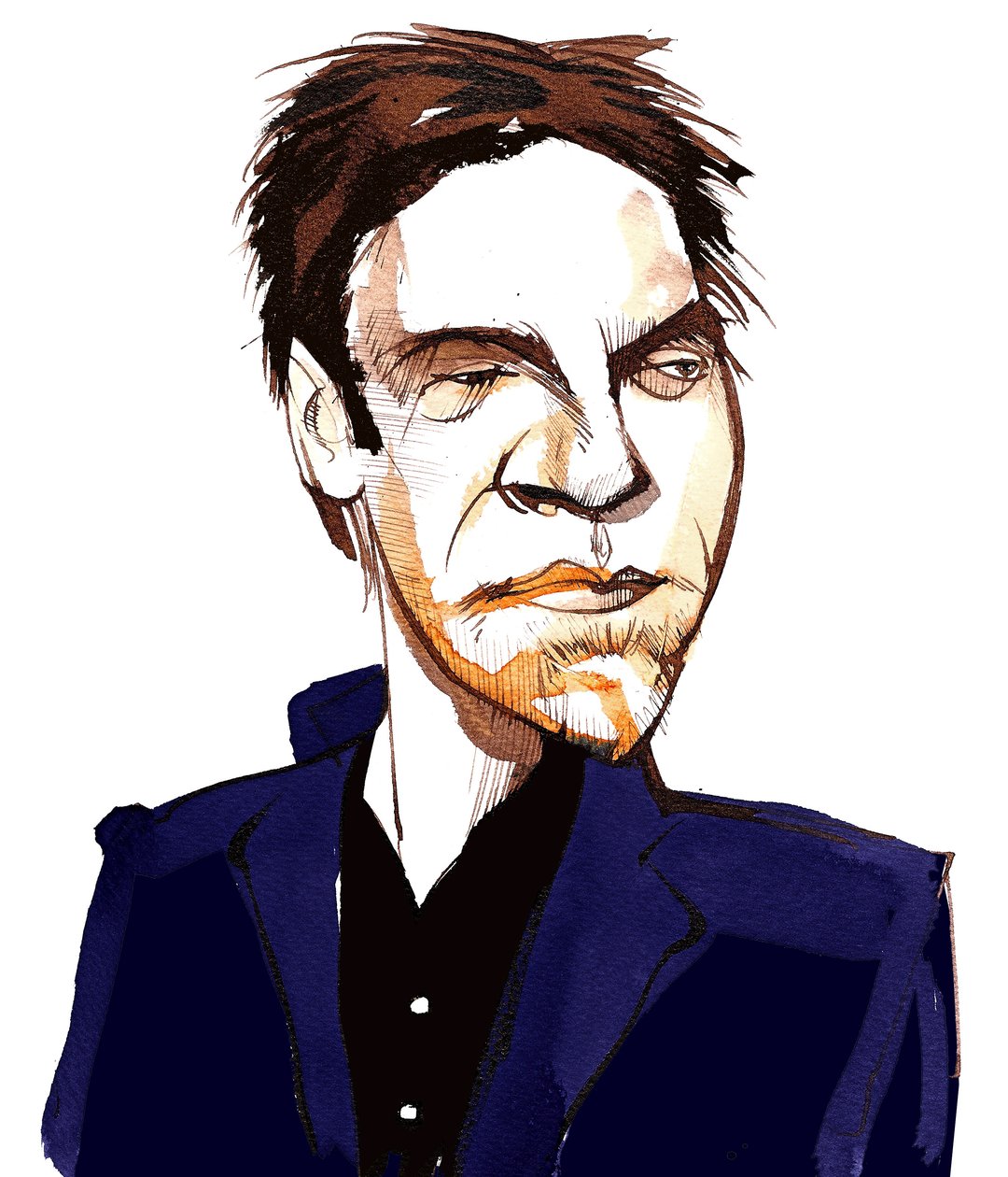 Leif Ove Andsnes, karikatyyri tekijältä Neale Osborne