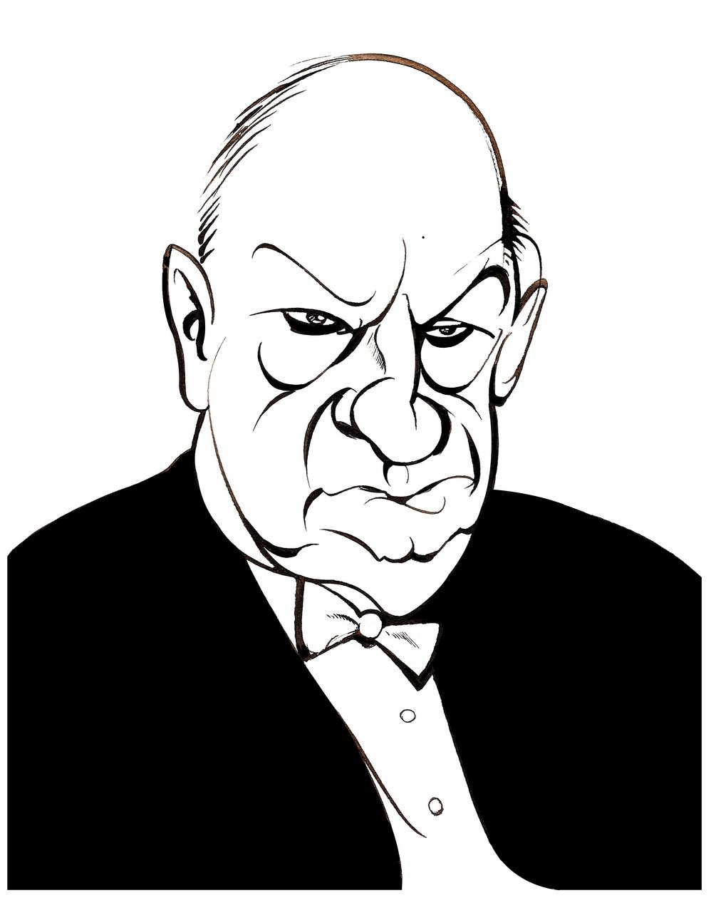 Paul Hindemith - karikatyyri tekijältä Neale Osborne