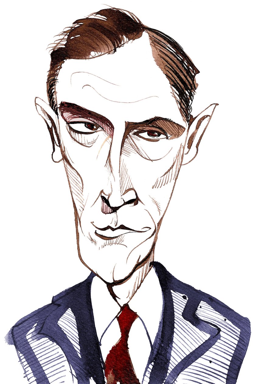Rob Brydon, walesilainen komedianäyttelijä, juontaja, televisiojuontaja ja imitaattori; karikatyyri. tekijältä Neale Osborne