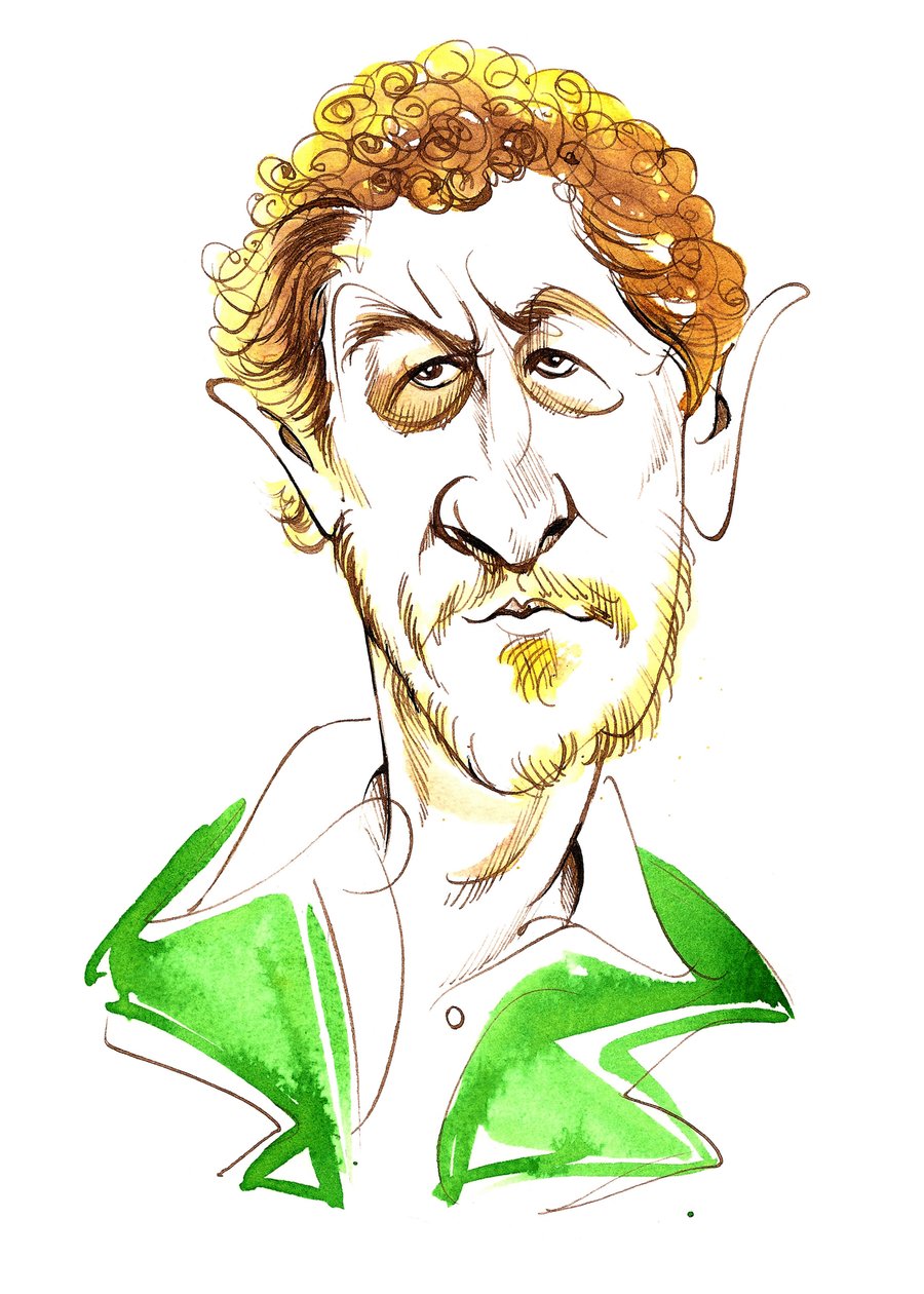 Sebastian Faulks - karikatyyri tekijältä Neale Osborne