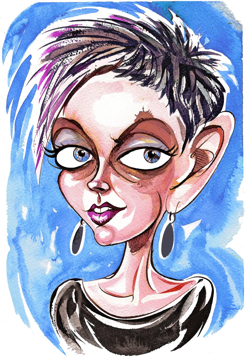 Tansy Davies - karikatyyri tekijältä Neale Osborne