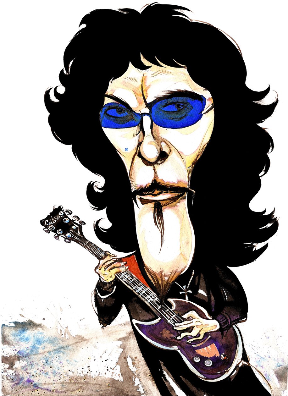Tommy Iommi - karikatyyri tekijältä Neale Osborne