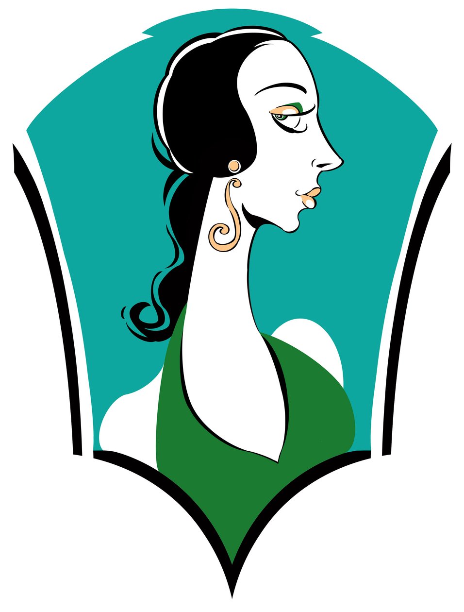 1920-luvun muoti: art deco -tyyli tekijältä Neale Osborne