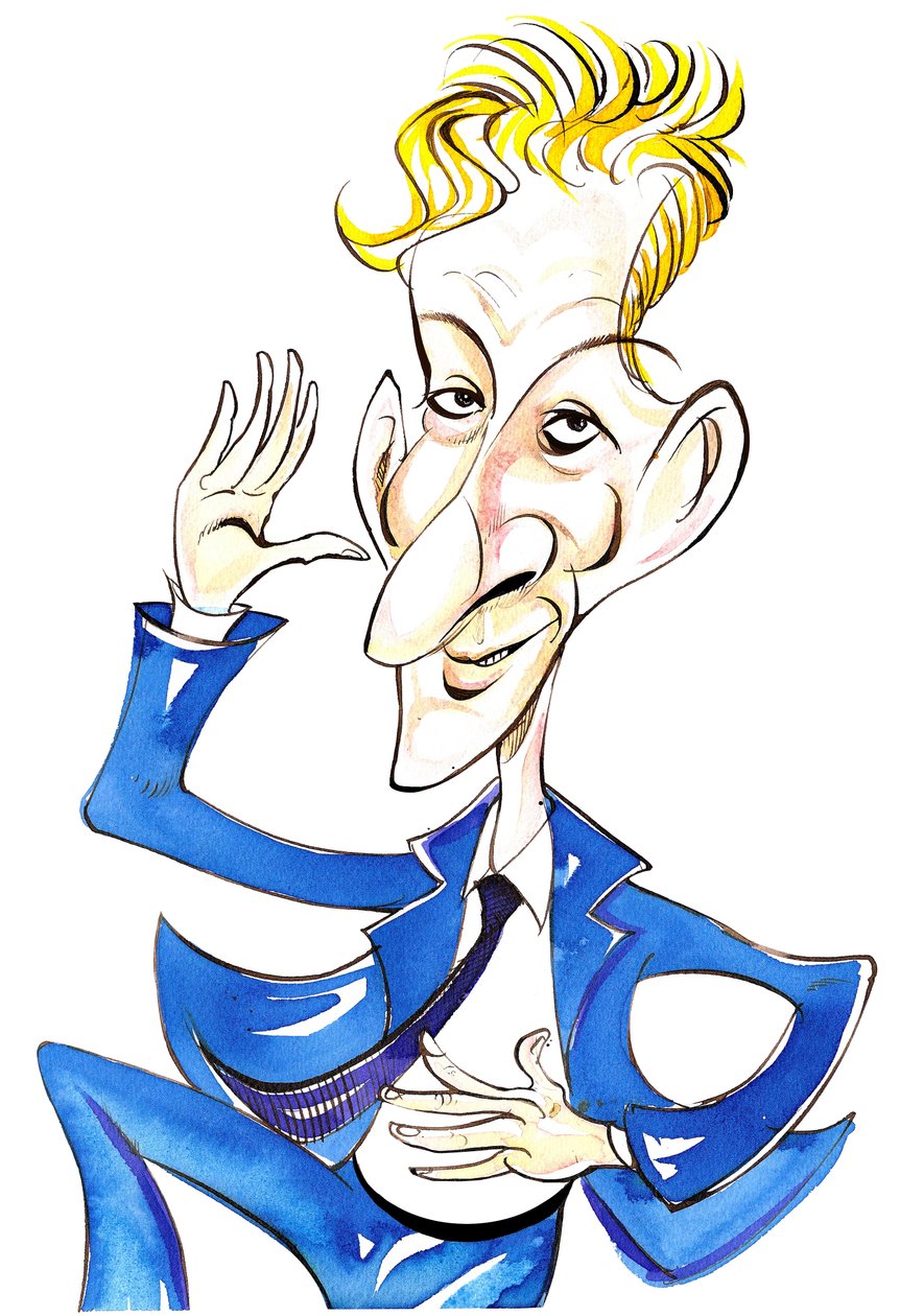 Danny Kaye - värikarikatyyri tekijältä Neale Osborne