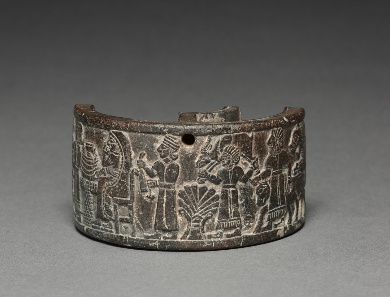 Juhla Pyxis, 800-750 eKr. (steatiitti) tekijältä Neo Hittite