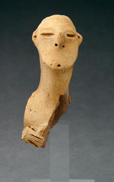 Idolin pää, 400-300 eKr. (keraaminen) tekijältä Neolithic Neolithic