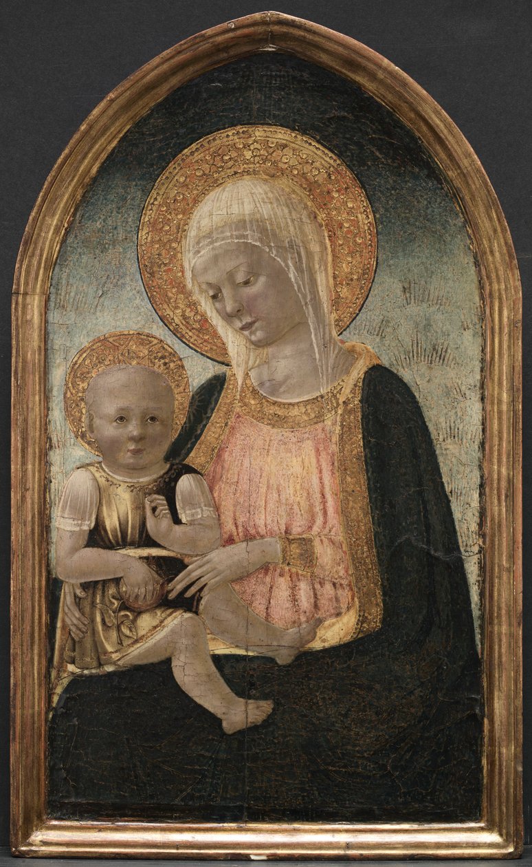 Neitsyt ja lapsi, c. 1460. tekijältä Neri de Bicci