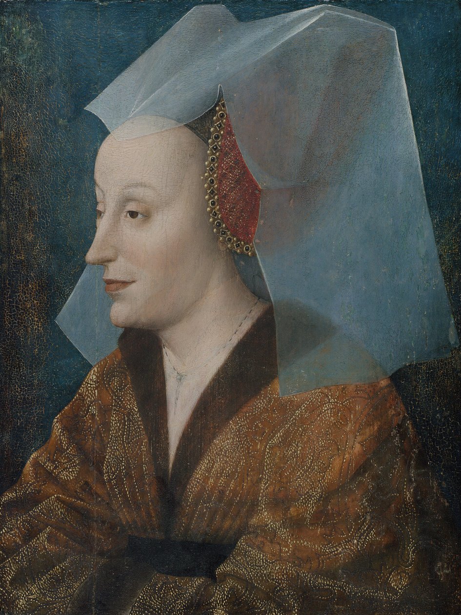Aatelisnaisen muotokuva, n. 1450 tekijältä Netherlandish School