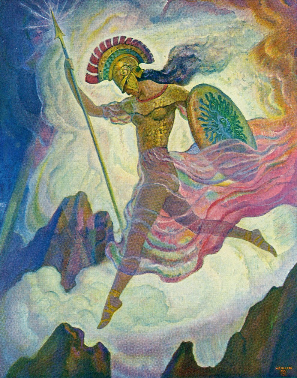 Athene tekijältä Newell Convers Wyeth