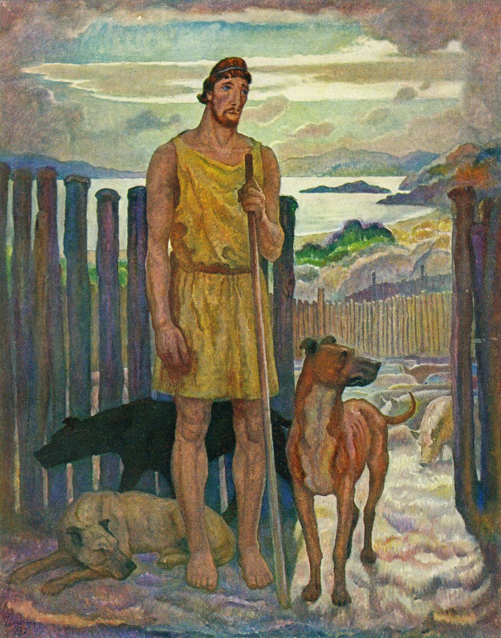 Eumaeus, sikapaimen tekijältä Newell Convers Wyeth