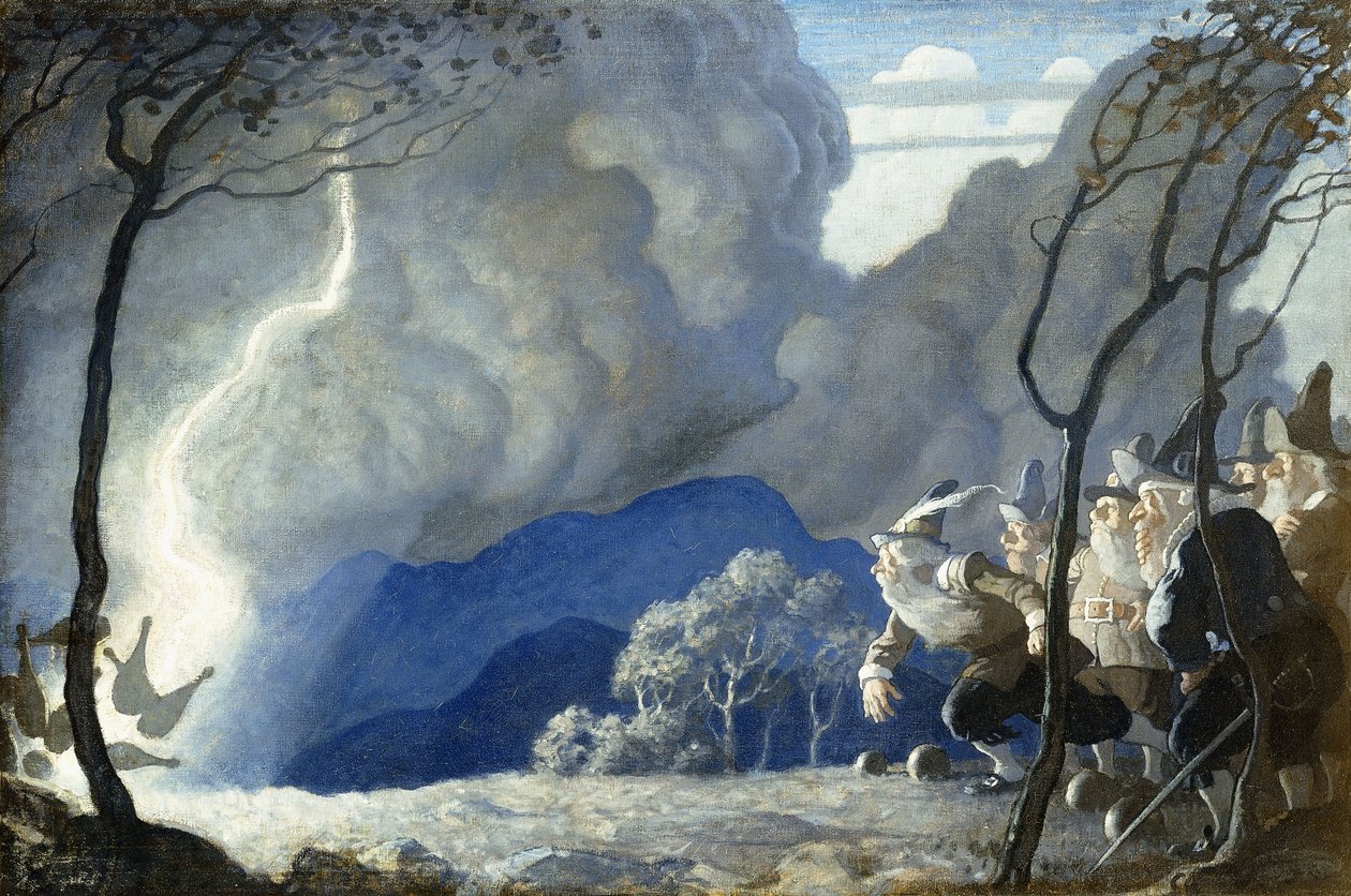 Tontut Keilailu tekijältä Newell Convers Wyeth