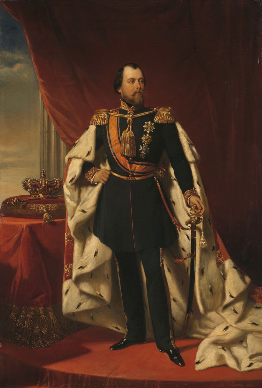 Vilhelm III (1817-1890), Alankomaiden kuningas tekijältä Nicholas Pieneman