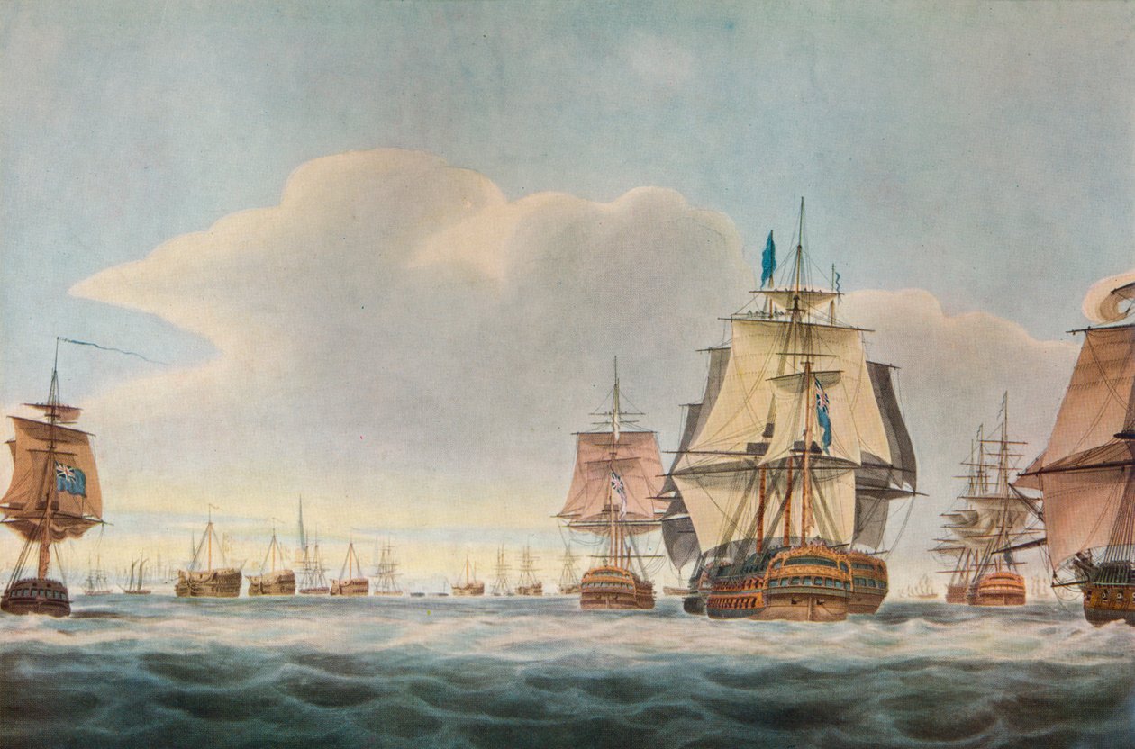 Kööpenhaminan taistelu vuonna 1801 tekijältä Nicholas Pocock