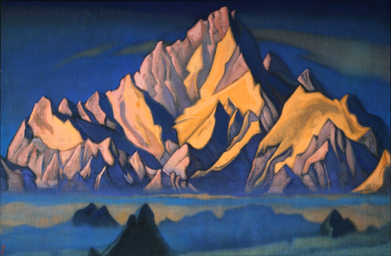 Gesarin asuinpaikka, 1947. tekijältä Nicholas Roerich