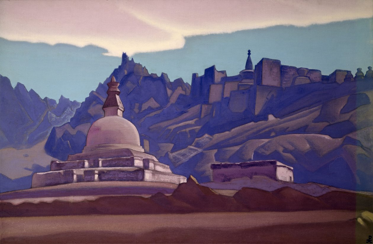 Hautausmäki, Ladakh, 1937 tekijältä Nicholas Roerich