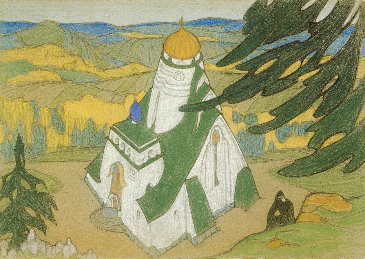 1900-luvun alun piirustus tekijältä Nicholas Roerich