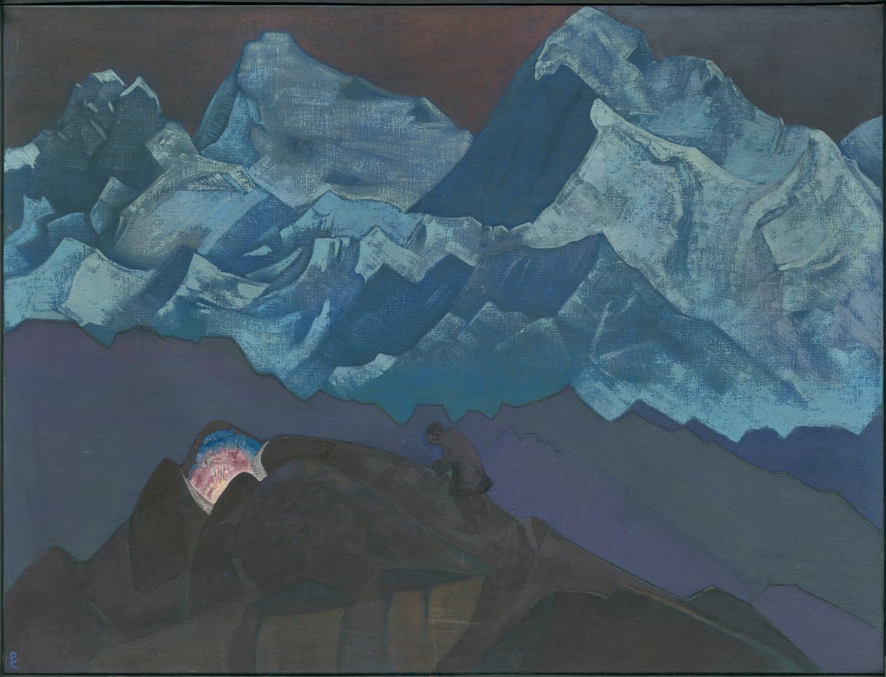 Fire Blossom. ?Hänen maansa? sarja, 1924 tekijältä Nicholas Roerich