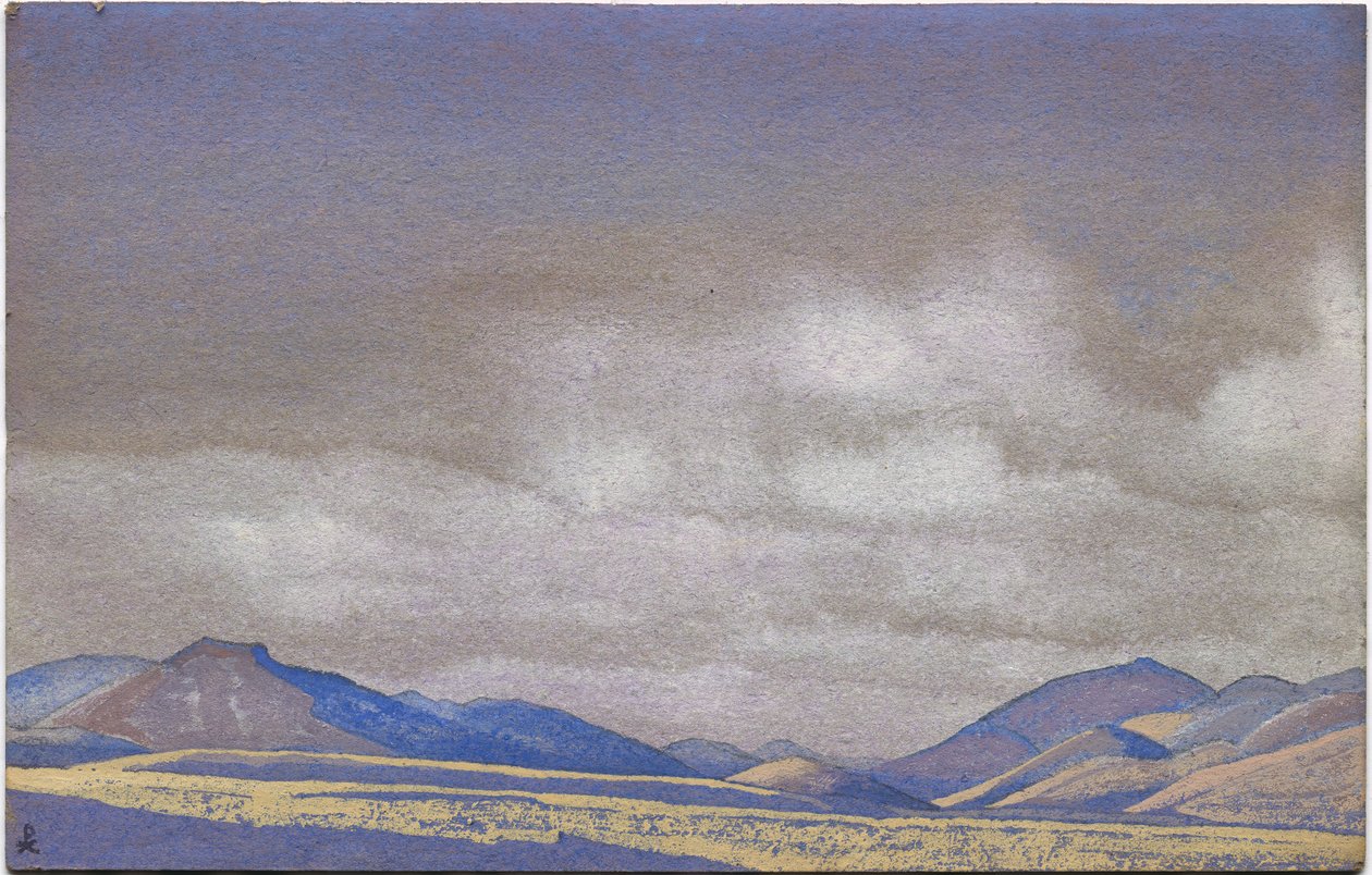 Mongolia, Chaharin kukkulat, 1936 tekijältä Nicholas Roerich