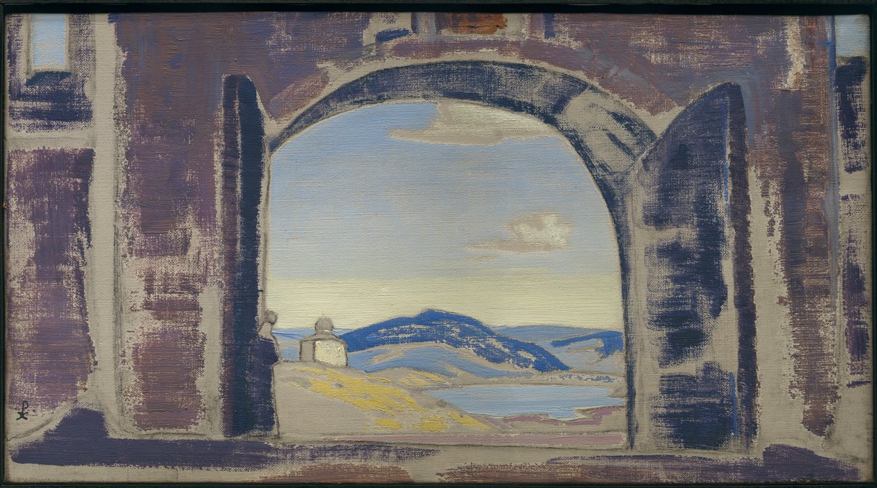Study for a Painting, n. 1922 tekijältä Nicholas Roerich