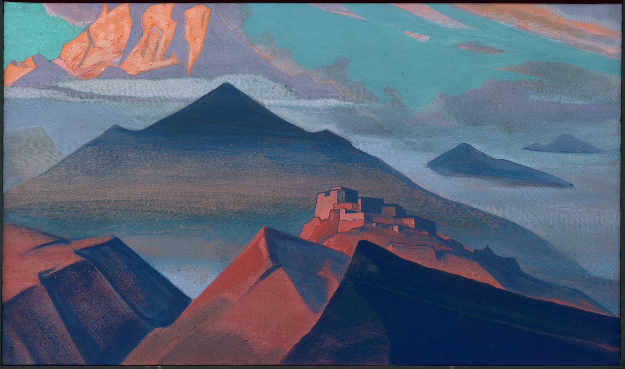 Telttavuori, "Holy Mountains" -sarja, 1933 tekijältä Nicholas Roerich