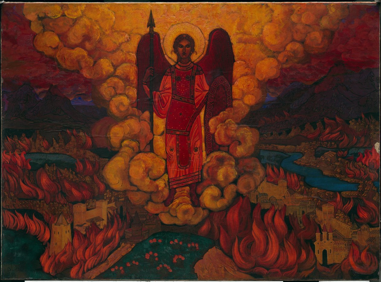 Viimeinen enkeli, 1912 tekijältä Nicholas Roerich