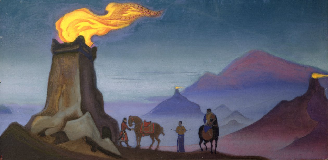 Victory Flames, 1940 tekijältä Nicholas Roerich