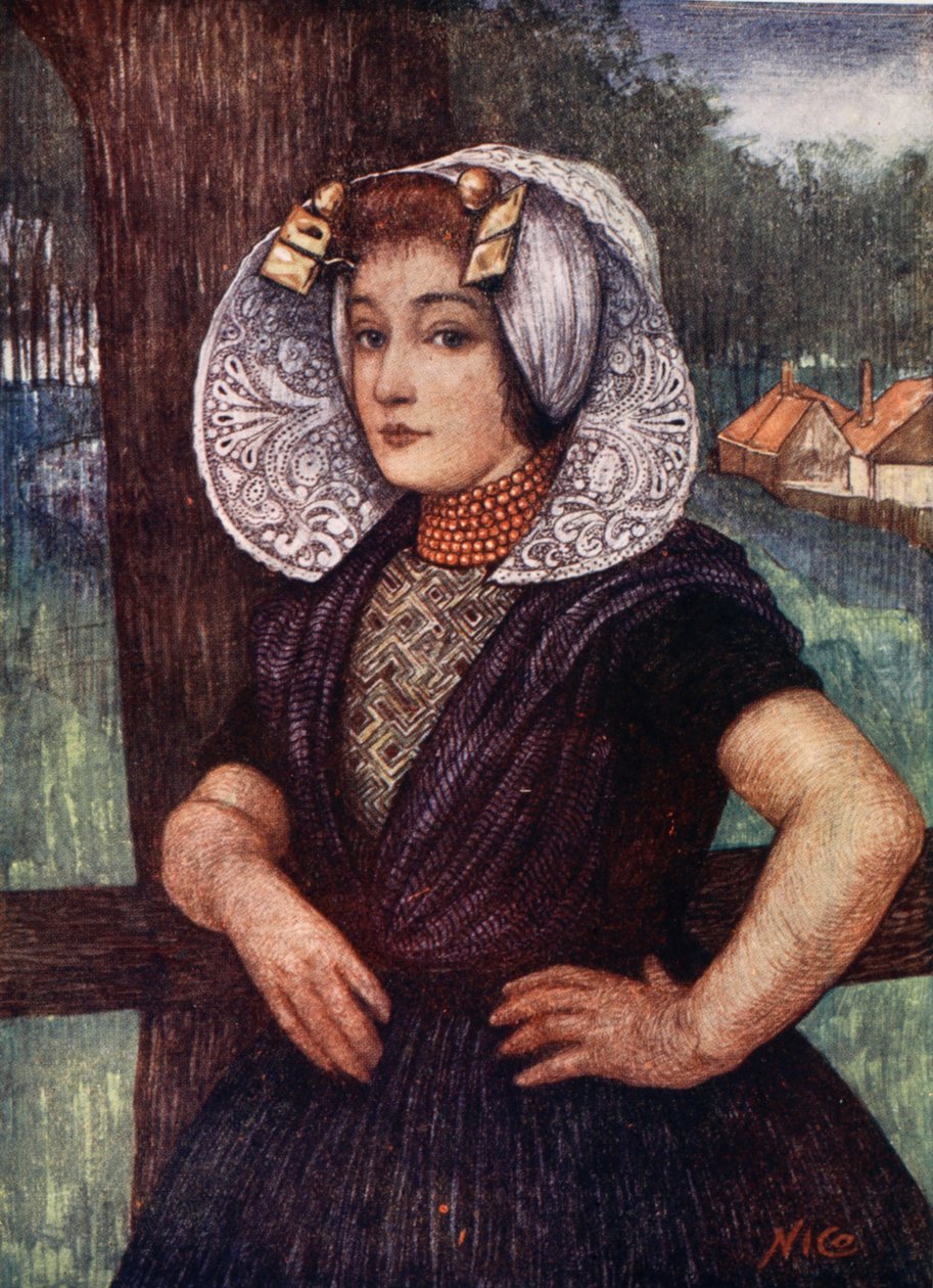 A Girl of Goes, 1904 tekijältä Nico Jungman
