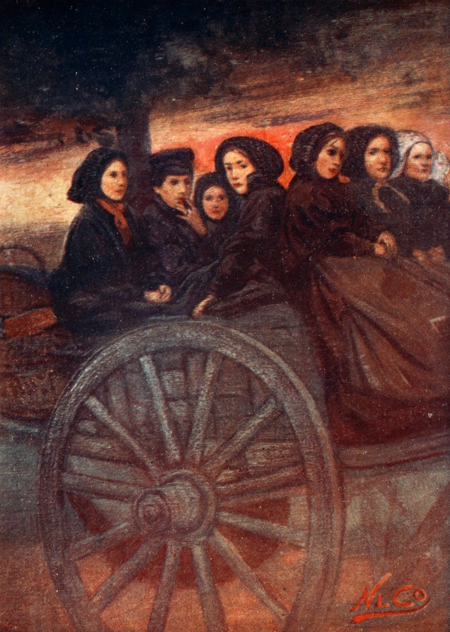 Paluu torilta, 1904 tekijältä Nico Jungman
