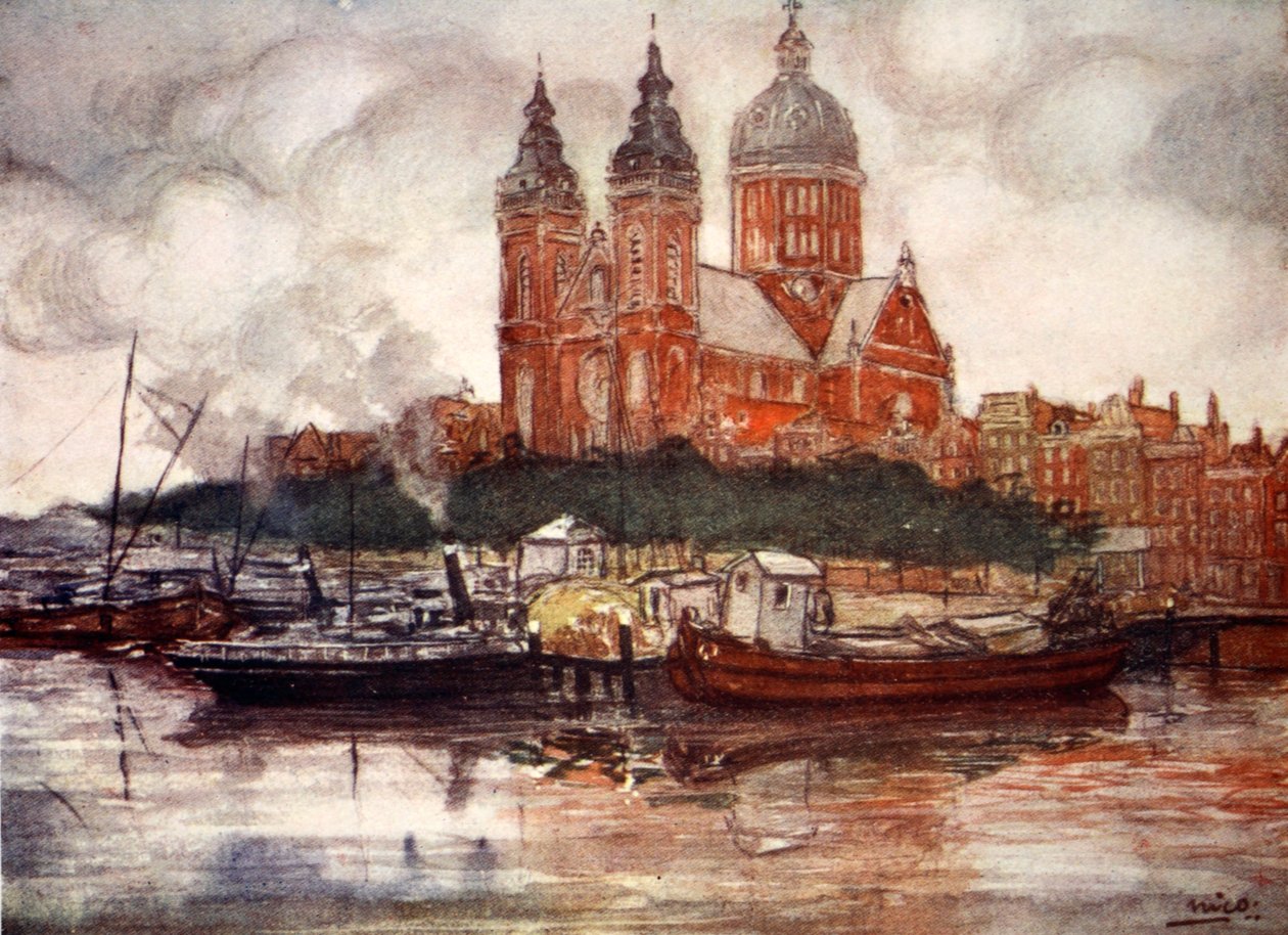 Pyhän Nikolauksen kirkko, Amsterdam, 1904 tekijältä Nico Jungman
