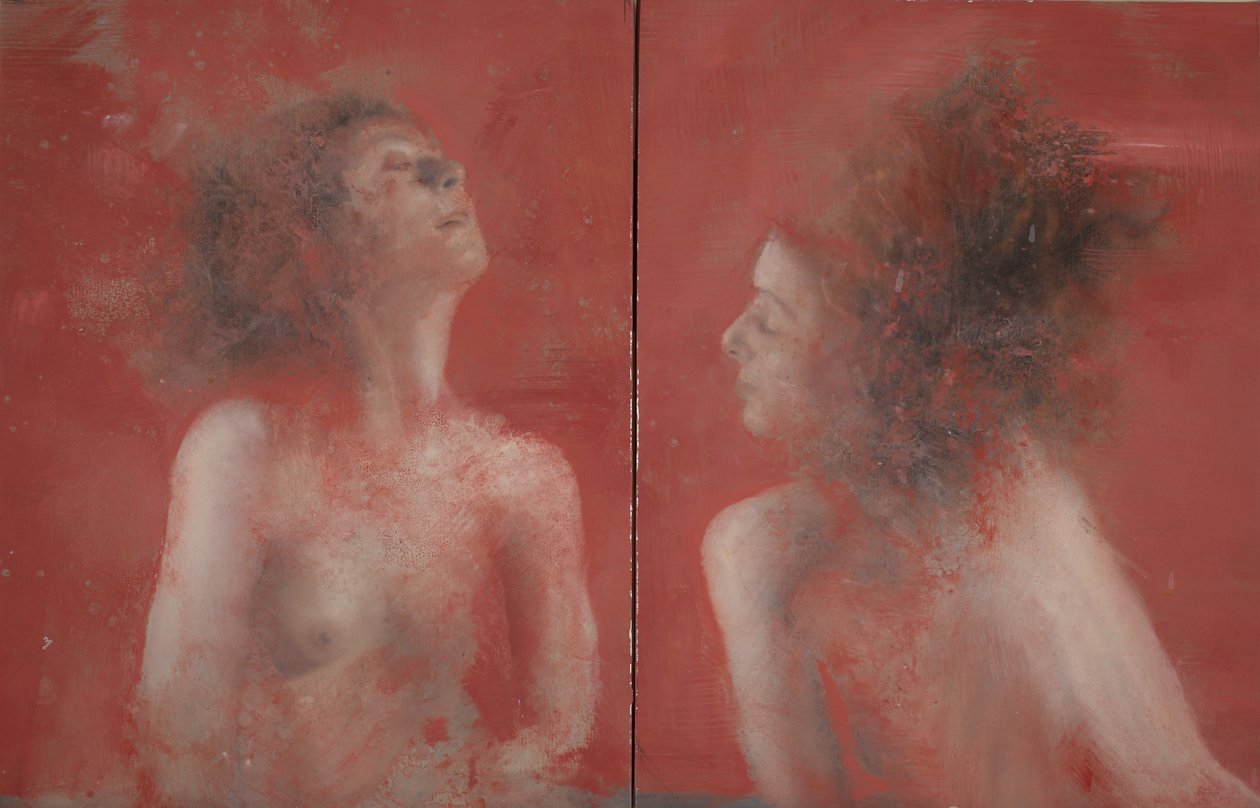 Vuoropuhelu, 2015 (öljy kankaalle) tekijältä Nicola Pucci