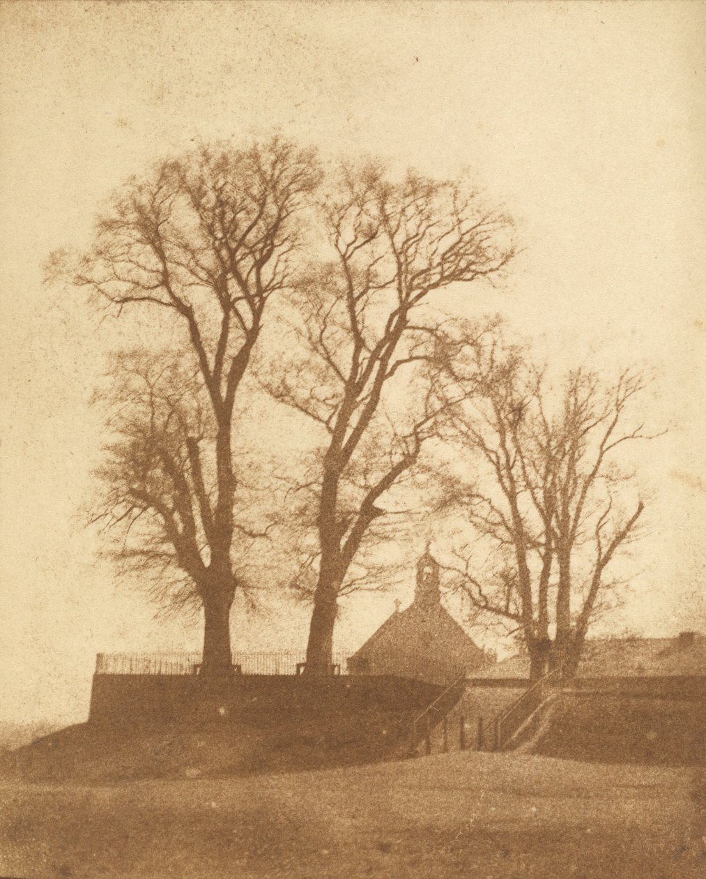 Forbury Hill, Reading, c. 1845. tekijältä Nicolaas Henneman