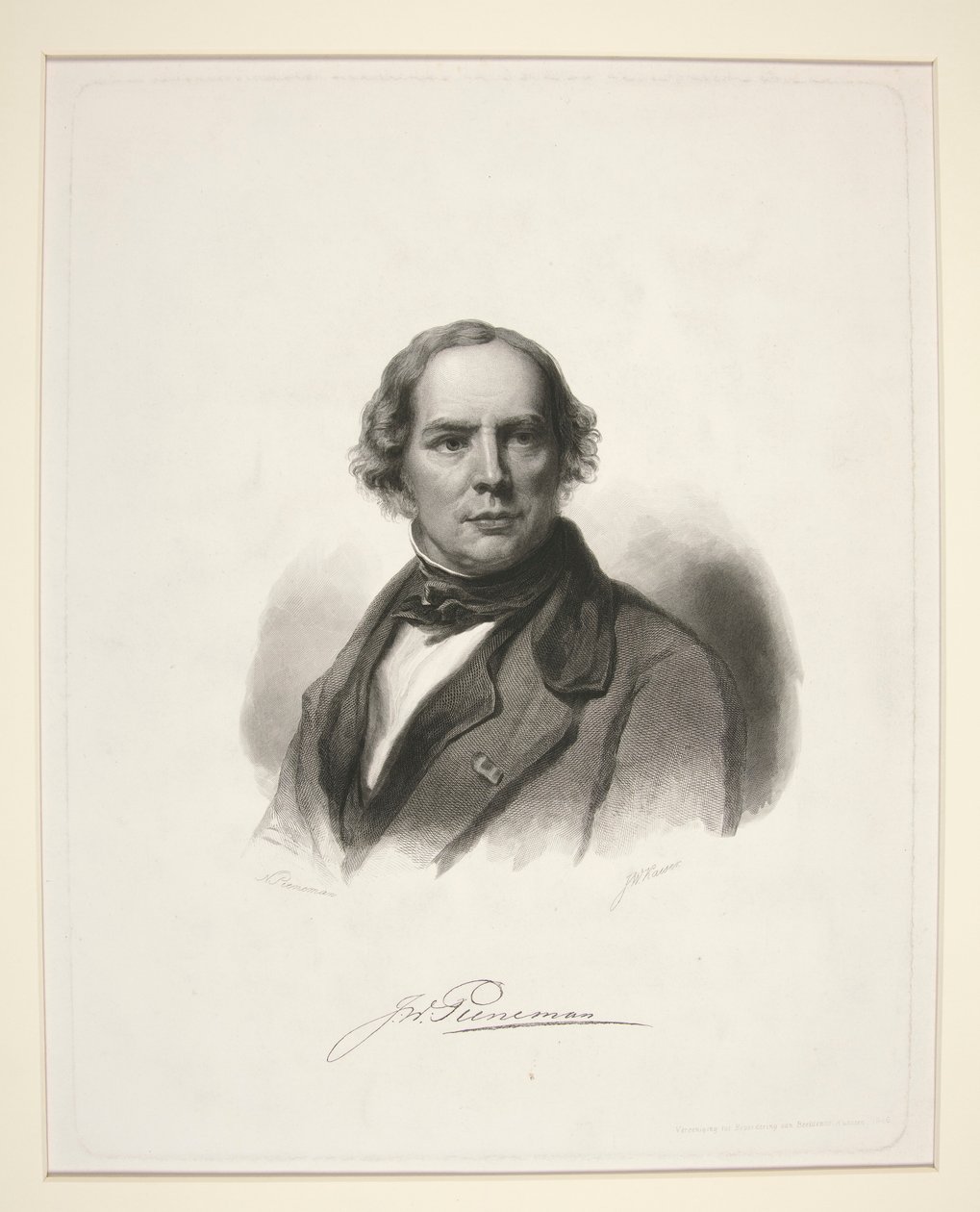 Portrait of J.W. Pieneman tekijältä Nicolaas Pieneman