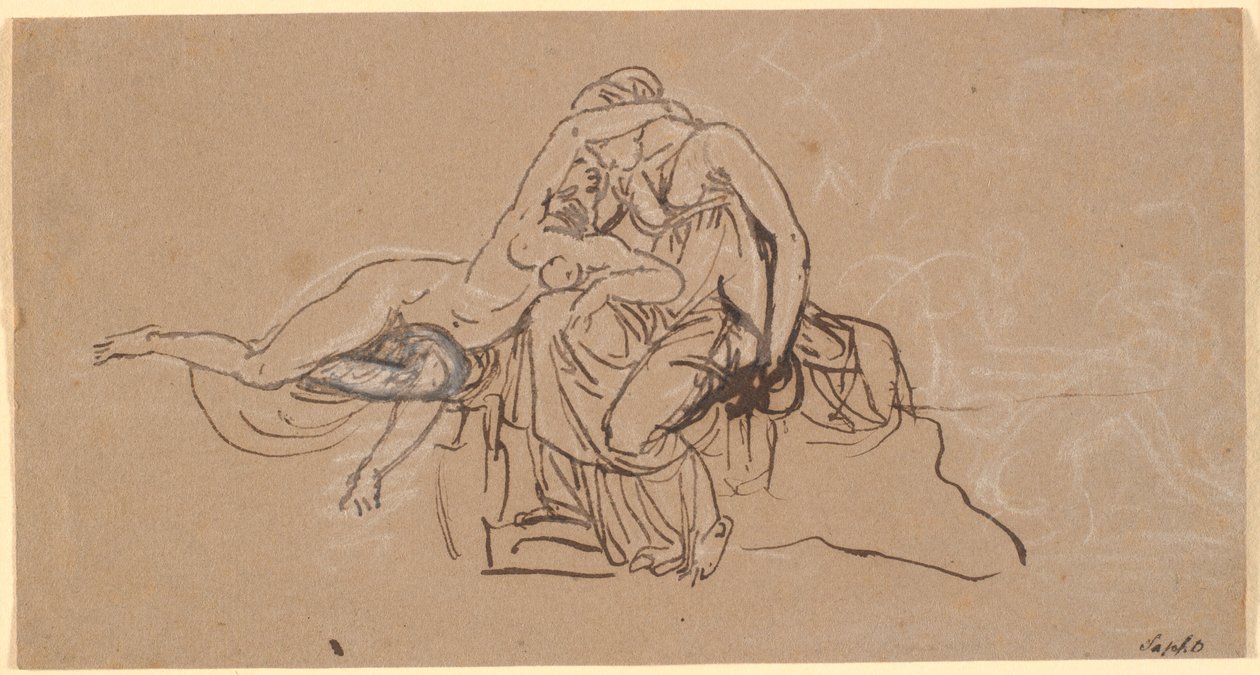 Sappho ja Mytilene tekijältä Nicolai Abildgaard