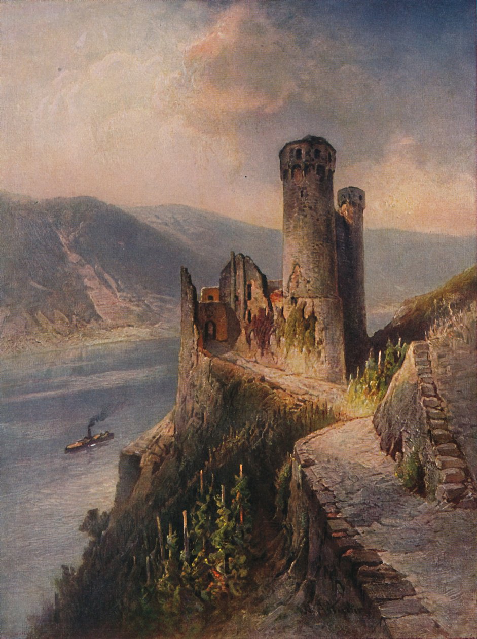 Ruine Ehrenfels, Ehrenfelsin linna, 1923. tekijältä Nicolai Astudin