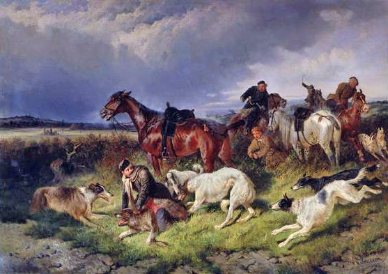 Susimetsästys, 1873 tekijältä Nicolas Gregorovitch Svertschkoff