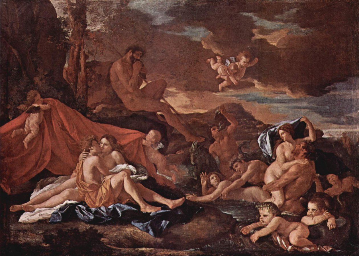 Akis und Galathea tekijältä Nicolas Poussin