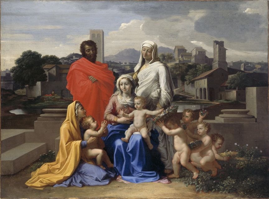 Pyhä perhe tekijältä Nicolas Poussin