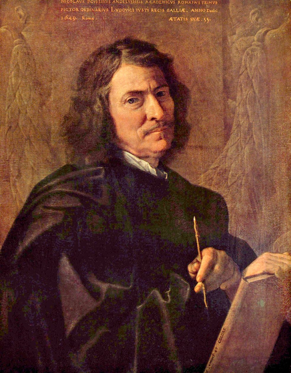 Selbstporträt des Künstlers tekijältä Nicolas Poussin