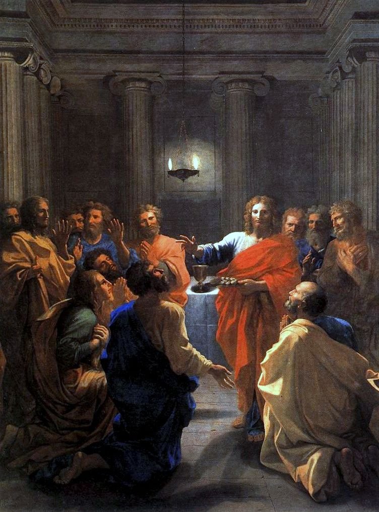 Eukaristian instituutio tekijältä Nicolas Poussin