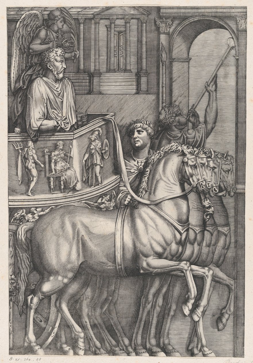 Marcus Aureliuksen voitto, 1550, 1550. tekijältä Nicolas Beatrizet