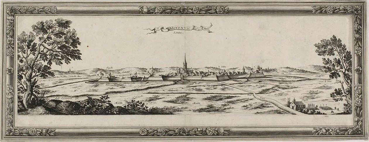 Moyenvic, Lorraine, 1631 tekijältä Nicolas Cochin
