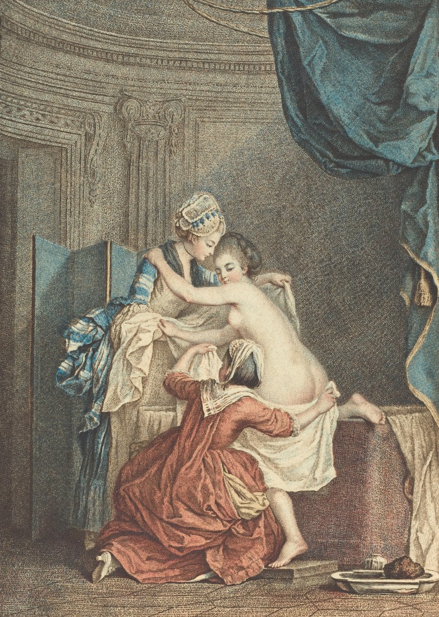 Le bain The Bath. tekijältä Nicolas Francois Regnault