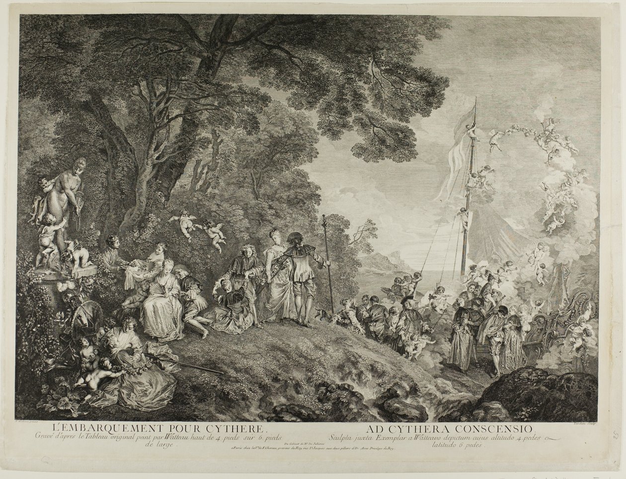 Pyhiinvaellus Cytheran saarelle tekijältä Nicolas Henri Tardieu