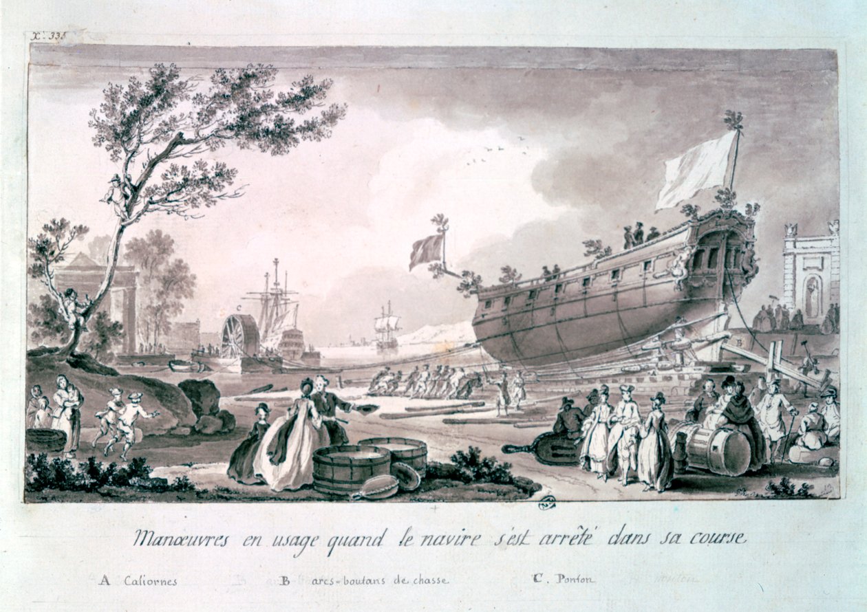 Nimetön, c1750-1810 tekijältä Nicolas Marie Ozanne
